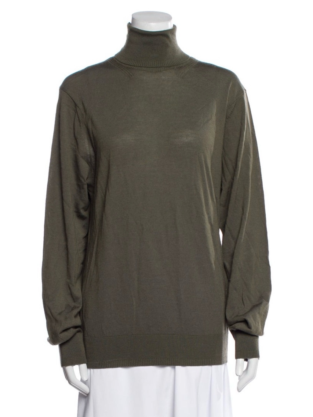 The Kooples Olive Green Turtleneck Sweater